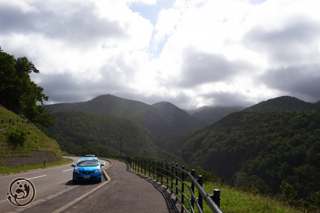 プユニ岬からみる知床の山々